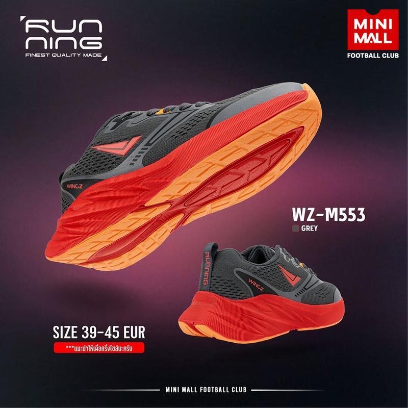 RUNNING WZ-M553 รองเท้าวิ่งผู้ชาย Running Shoe Sport ผ้าตาข่าย น้ำหนักเบา ระบายอากาศได้เป็นอย่างดี W