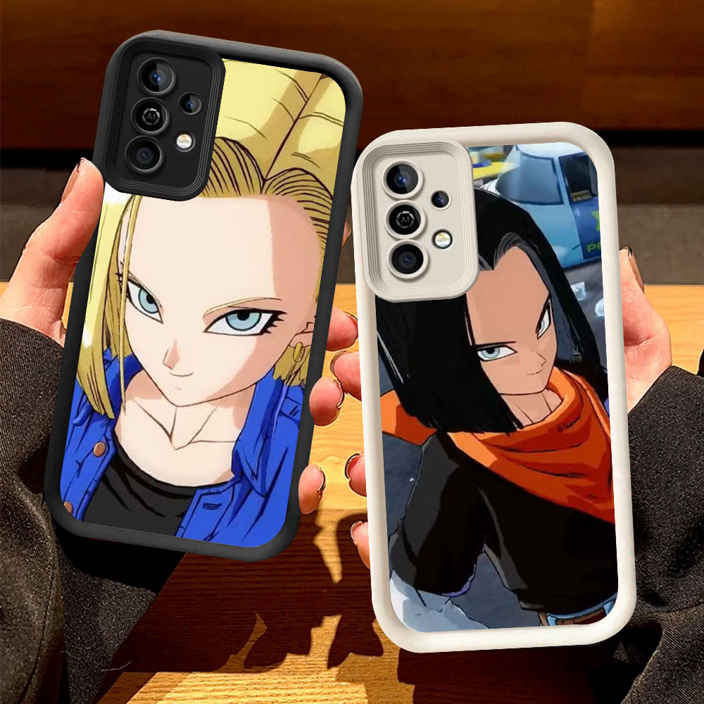 O-51 Dragon Ball Android Casing สําหรับ Samsung Galaxy A53 A52 A72 A52S A73 S25 Ultra 5G สีดําและสีข