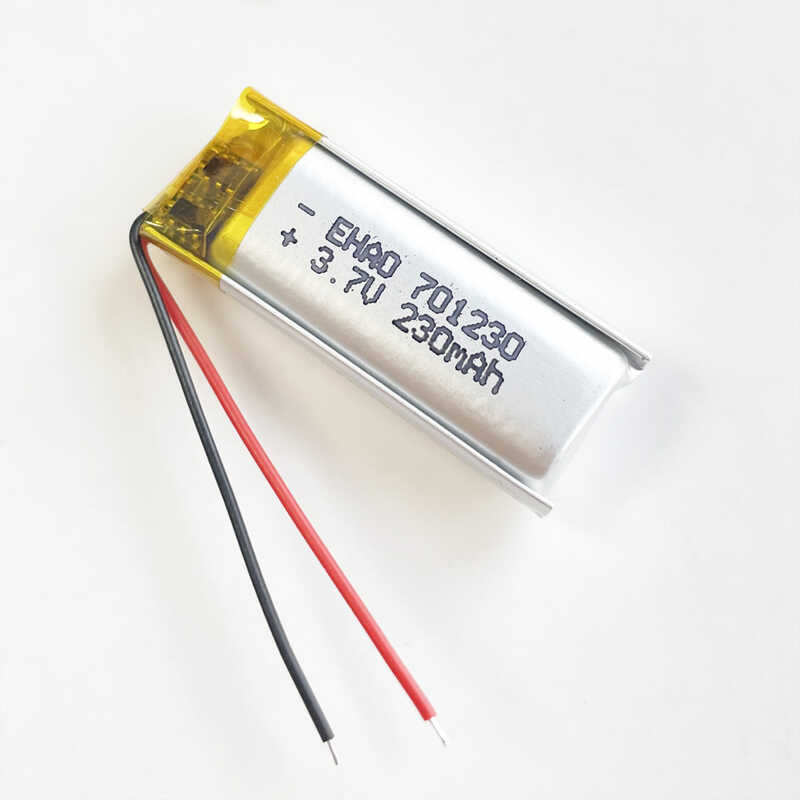 Δ 5 ชิ้น 3.7V 230Mah Li-Polymer Lipo แบตเตอรี่แบบชาร์จไฟได้ 701230 Mp