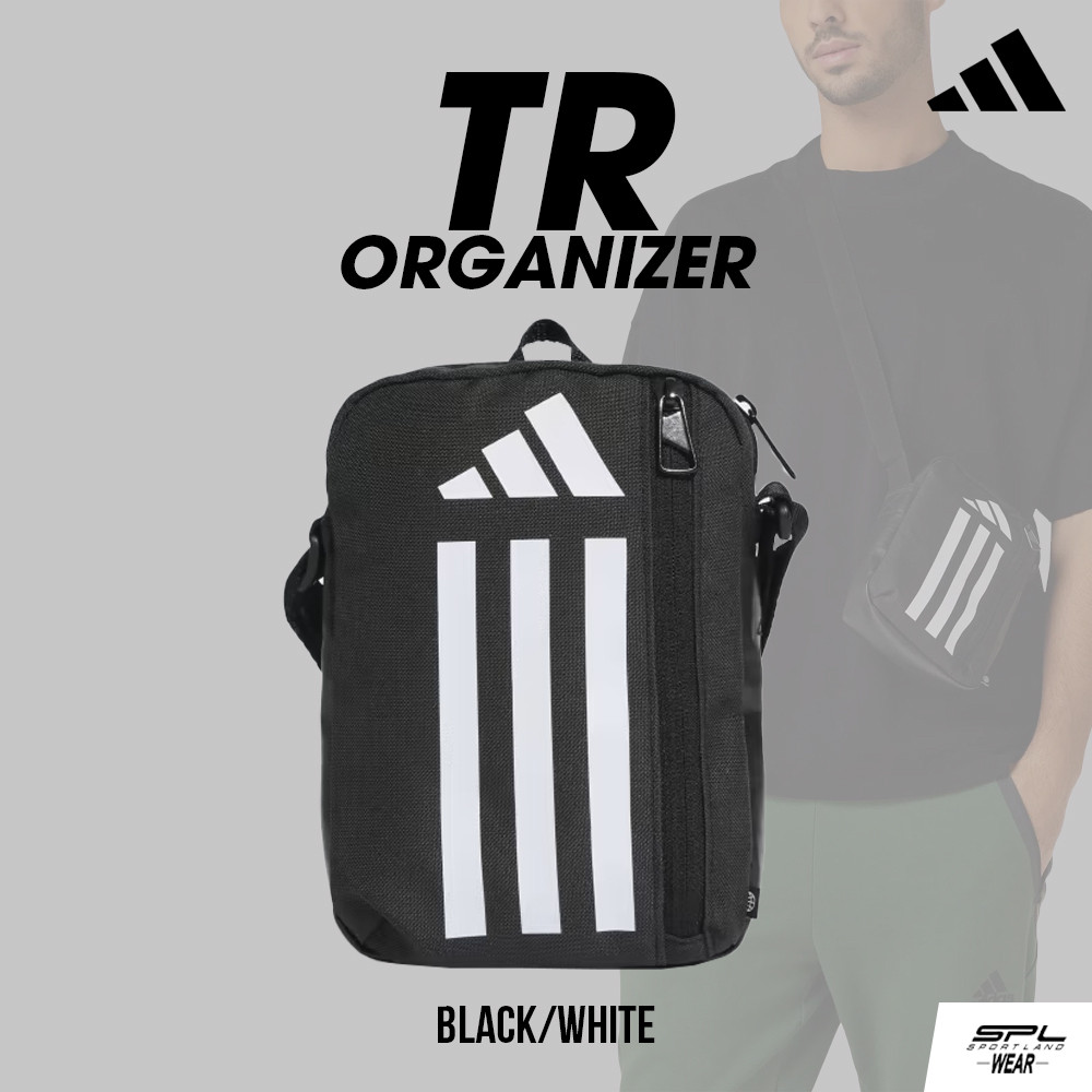 ♞,♘,♙Adidas อาดิดาส กระเป๋าสะพายข้าง WaistBag Essentials Organizer HT4752 BK (700) ert