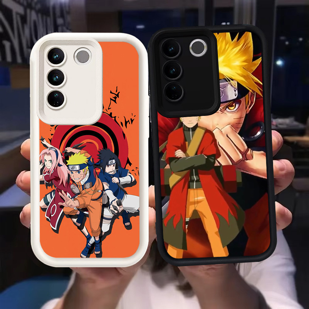 Z-33 NarutoสีขาวสีดําสําหรับVIVO Y81s V29E V29 Y81 Y100 Proกรณี