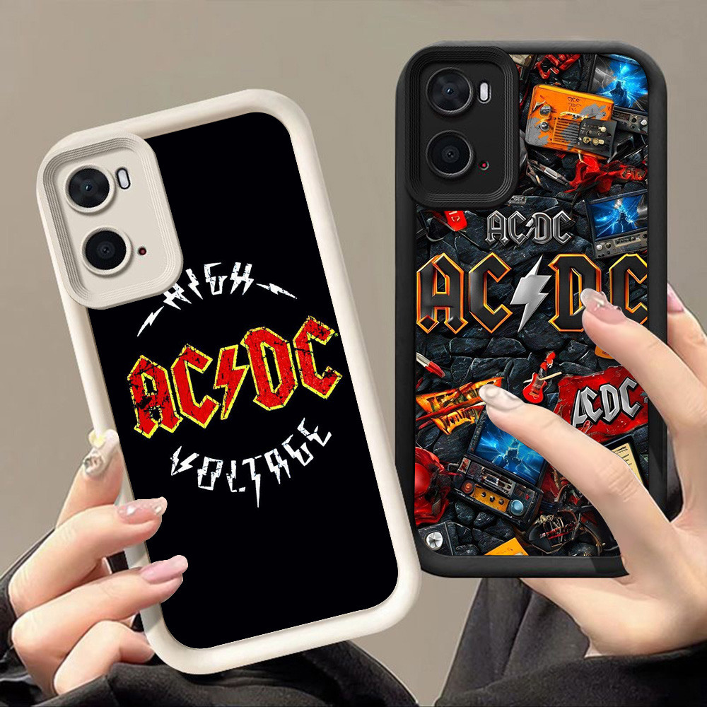เคสสําหรับ OPPO A77 A76 A57e A36 A57 A96 A57s A77s Realme 9i C33 Q-28 ACDC Band