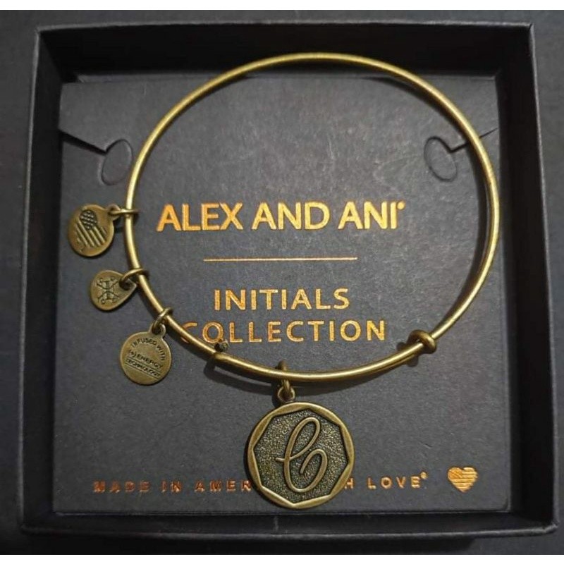 ในสต็อก Alex และสร้อยข้อมือ Ani: คอลเลกชัน Rose Crystal & Initials #authentic