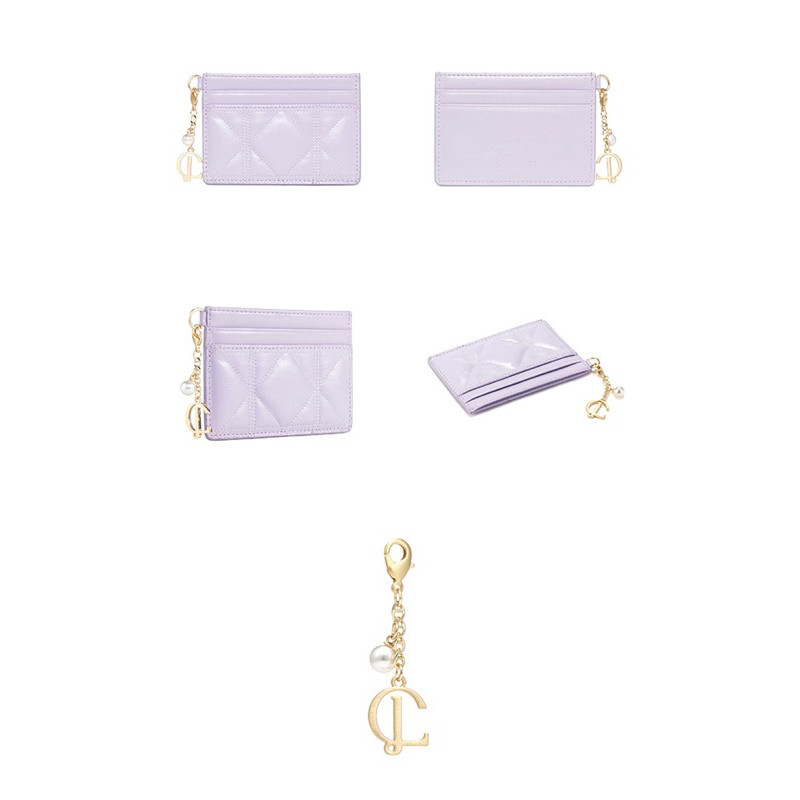 Carlyn pave quilting card wallet