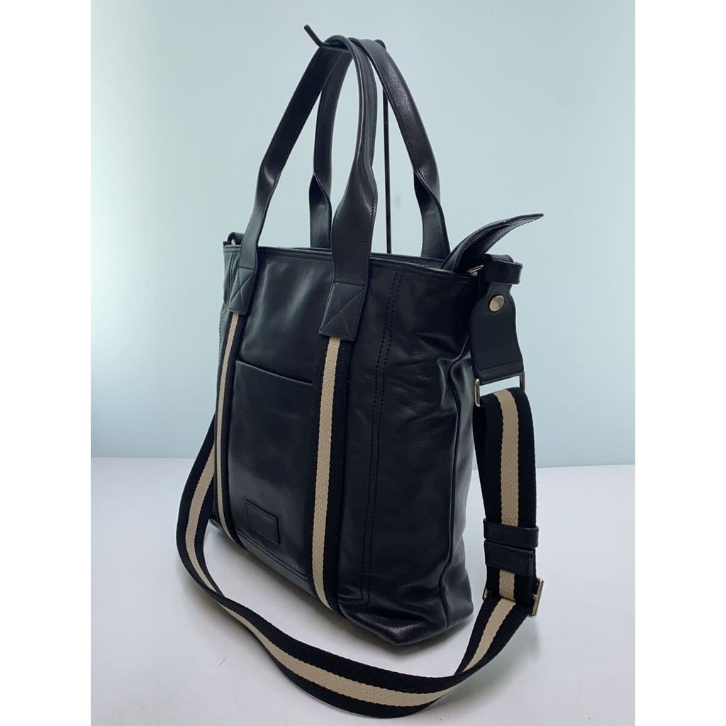 กระเป๋าสะพาย Bally หนัง 2 Way NVY ธรรมดาส่งตรงจากญี่ปุ่น มือสอง
