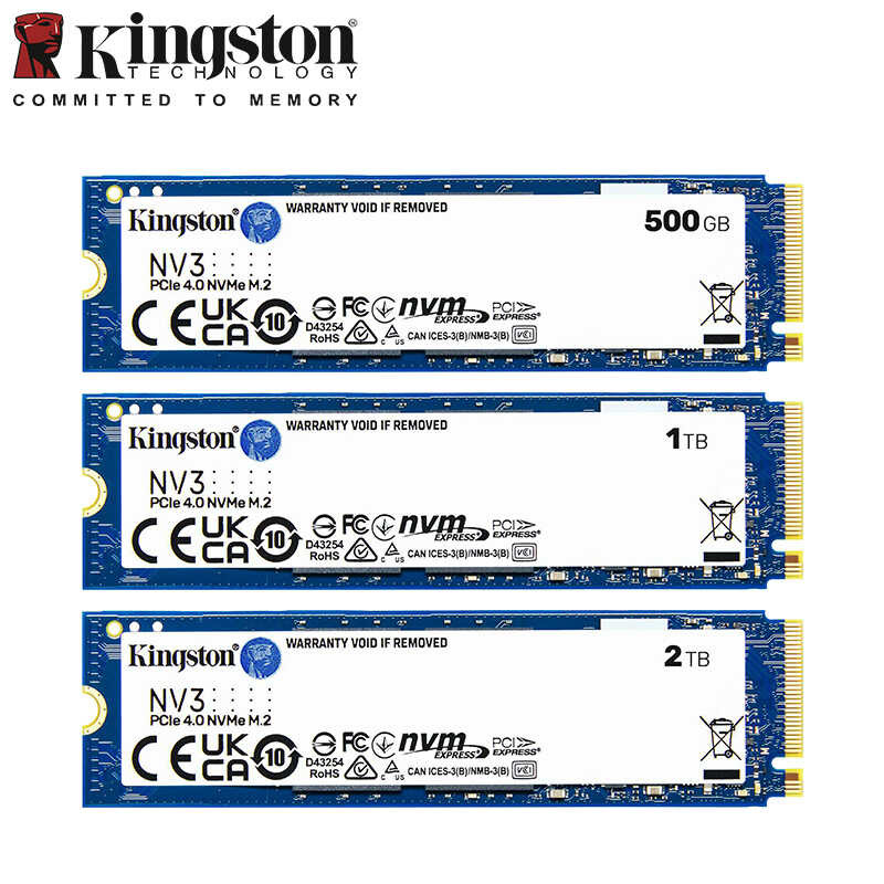 NV3 5 Kingston PCIe 4.0 M.2 2280 NVMe SSD ฮาร์ดไดรฟ์ในตัว 500GB 1TB 2TB สูงสุ