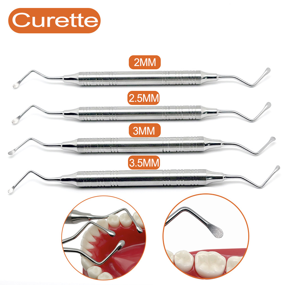 ทําความสะอาดฟัน Professional Dental Scaler Gracey ปริทันต์ Curette กระดูก Curettes Perio เครื่องมือทันตกรรมทันตกรรม Curette