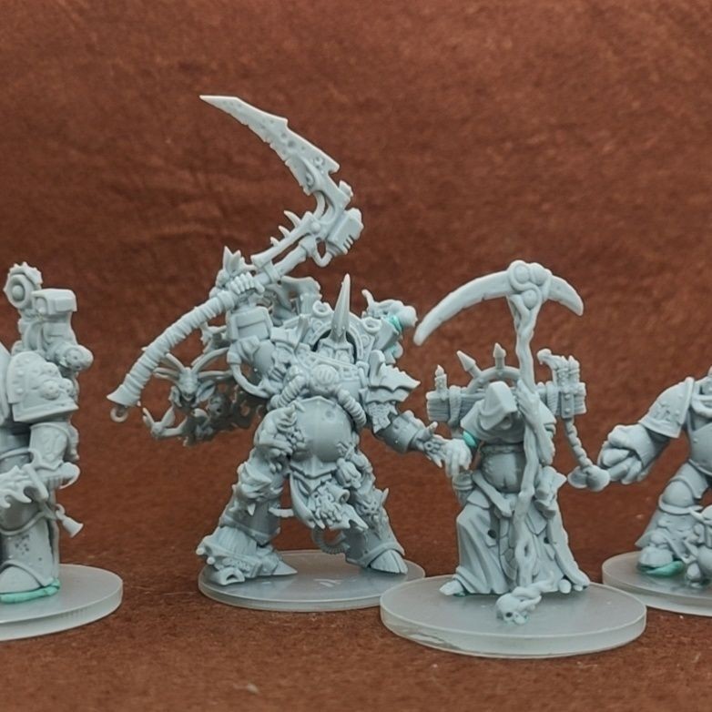 [โมเดล Chess Piece] Warhammer Light Curing Printing Chess Piece White Model 3D Printing White Model