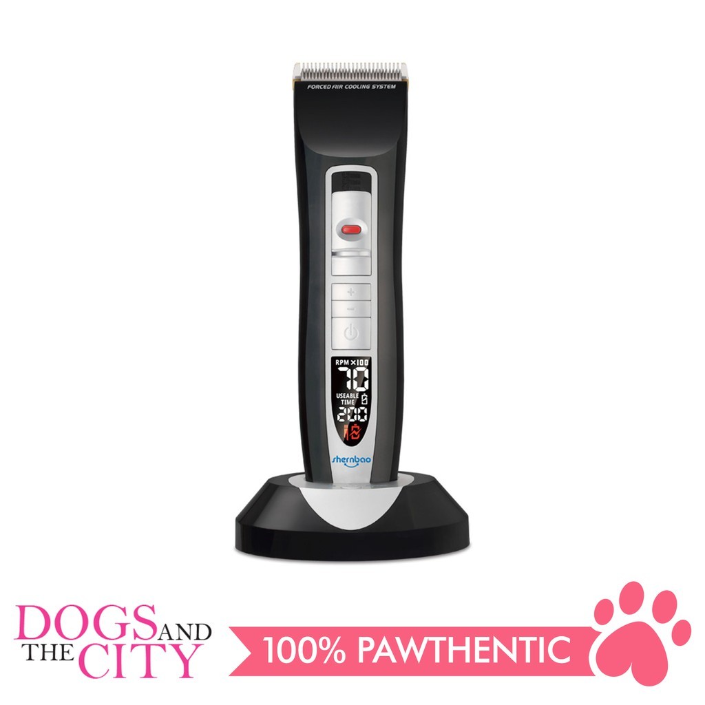 ในสต็อก SHERNBAO PGC-660 Smart Digital Professional Pet Clipper ไร้สายสําหรับสุนัขและแมว