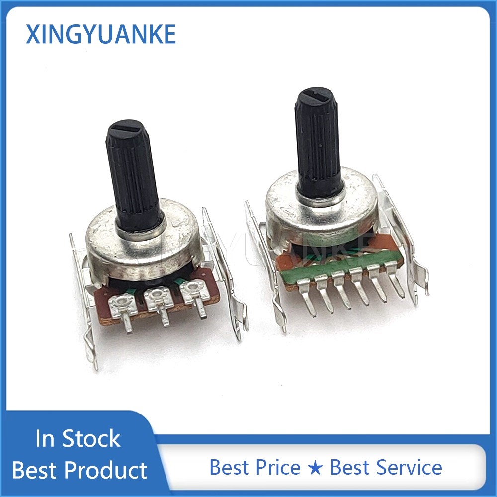 1 ชิ้น/ล็อต 161 ประเภท R201T ลําโพงเบสปริมาณหลัก Potentiometer B10K B20K B50K B503 B100K A10K A103 6