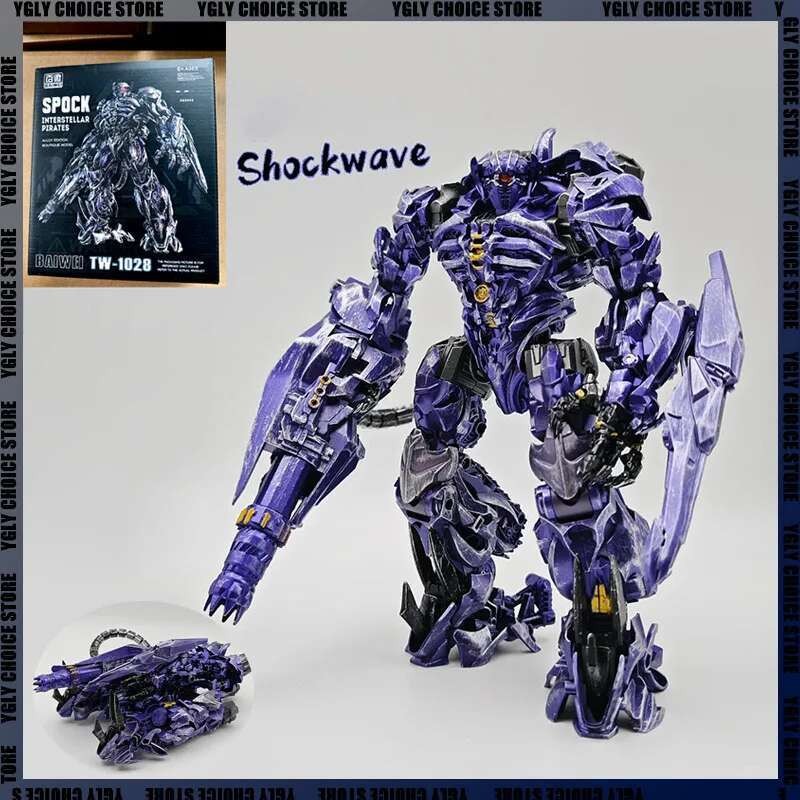 BAIWEI Transformation TW-1028 TW1028 Shockwave KO SS56 ภาพยนตร์ Action Figure หุ่นยนต์การเปลี่ยนรูปข