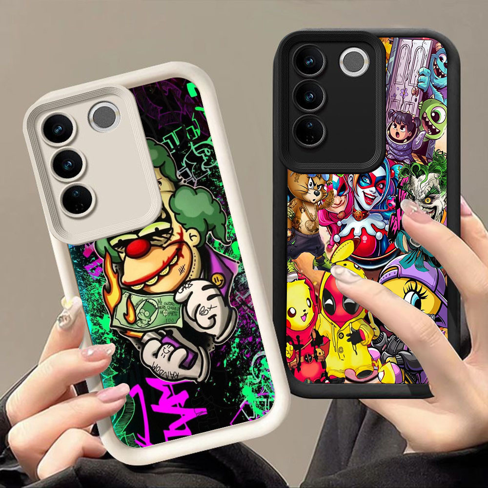 เคสสําหรับ VIVO Y200e Y100 Y81s Y73 V29 V21 Y83 Y81 V21E V29E V27E V27 Pro V60 5G Q-1 Joker