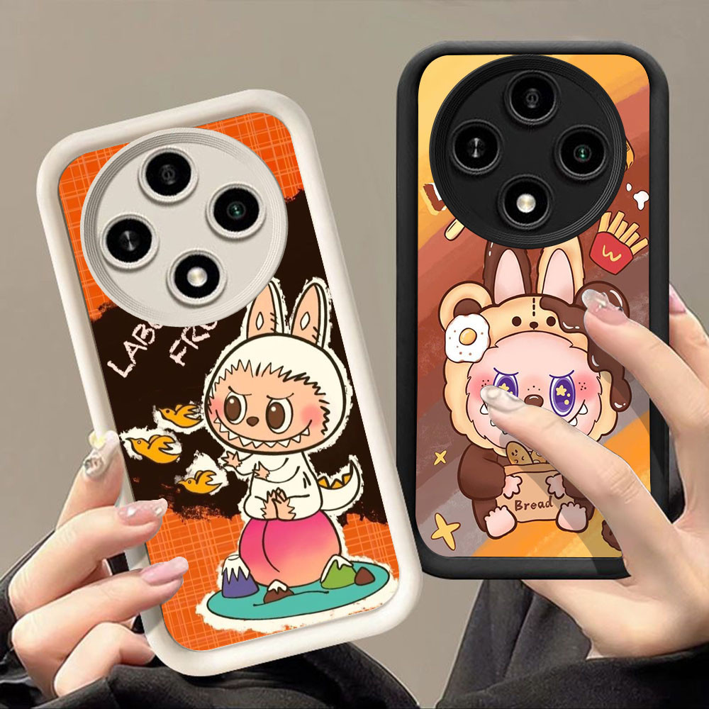 สําหรับ VIVO IQOO Z9 T4 Y01A 13 NEO 10 Y300 Z9X Z10 Turbo Pro Plus 5G Q-105 ตลก Labubu