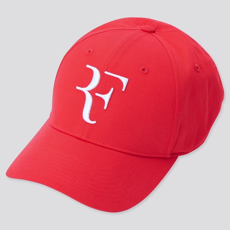 ♞Uniqlo X Roger Federer RF Cap (หมวก RF ยูนิโคล่) สีแดง sde
