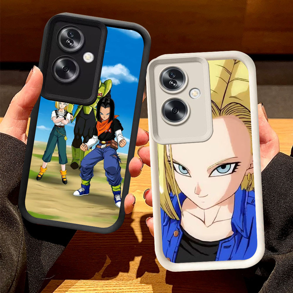O-51 Dragon Ball Android Casing สําหรับ Realme C31 C35 OPPO A79 Narzo 50A Prime 5G สีดําและสีขาว