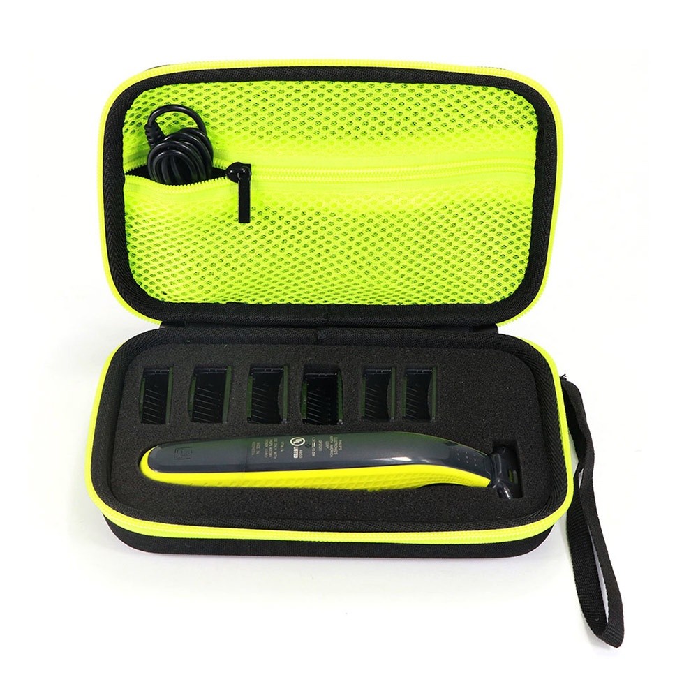 เครื่องโกนหนวดไฟฟ้ามีดโกนกล่อง EVA Hard Case Trimmer เครื่องโกนหนวดกระเป๋าเดินทางกระเป๋าถือสําหรับ QP2520/90 QP2520/70 QP2630/70 QP2530
