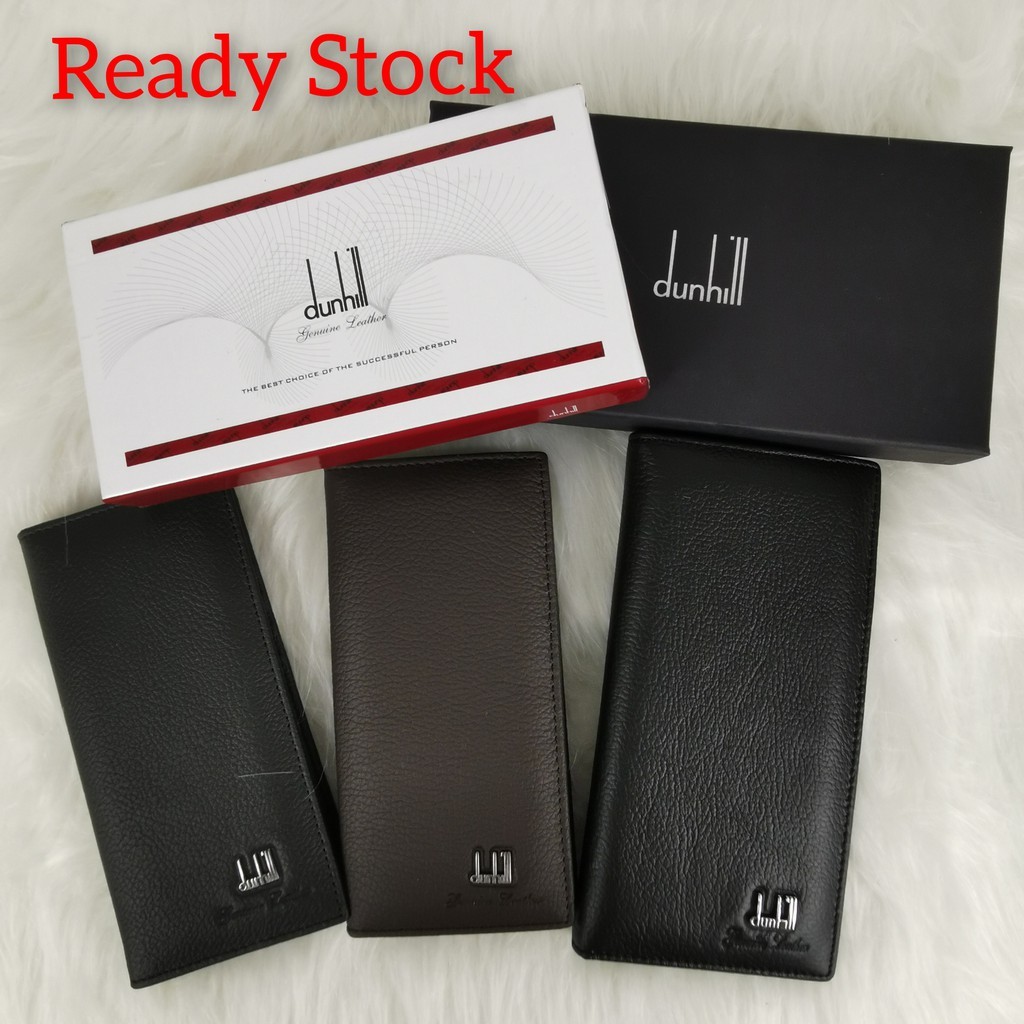 In Stock * Ready Stock * DUNHILL / BMW กระเป๋าสตางค์ใบยาวสําหรับผู้ชายและผู้หญิง (แถมกล่อง)