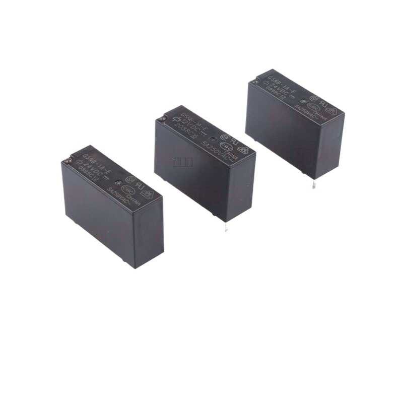 G5nb-1A-E-5Vdc 12Vdc 24Vdc Dc5v Dc12v Dc24v 5A Omron การต่อสายไฟ 9E9 3 3 3