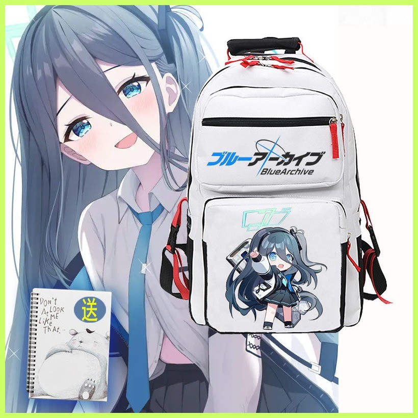 กระเป๋านักเรียน Blue Archive Tendou Arisu Blue Archive Tendou Alice อะนิเมะสองมิติผู้ชายผู้หญิงกระเป