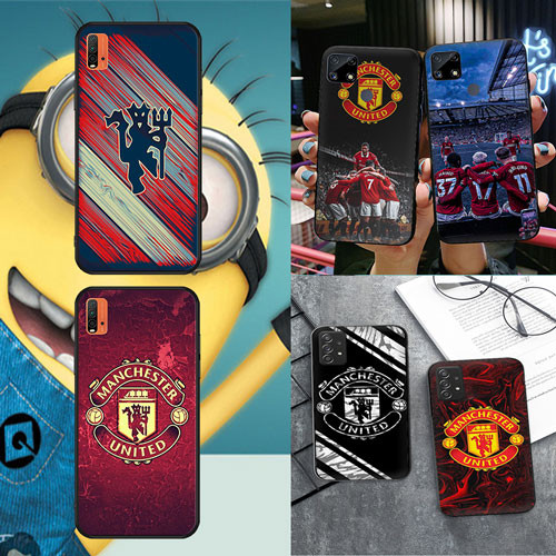 นุ่มสีดํา Xiaomi 10T CC9E Poco M6 4G M6 5G M6 pro 5G M6 pro 4G X7 PRO C75 M6 PLUS M7 PRO แมนเชสเตอร์