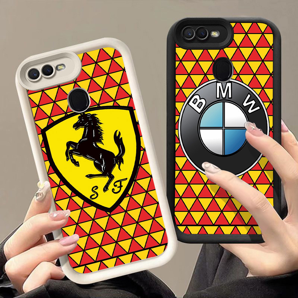 เคสสําหรับ OPPO Realme A12 A12s F7 C2 F9 C2s A5S A5 A1K A11K A12E A7 A3S Pro Q-23 แฟชั่นแบรนด์