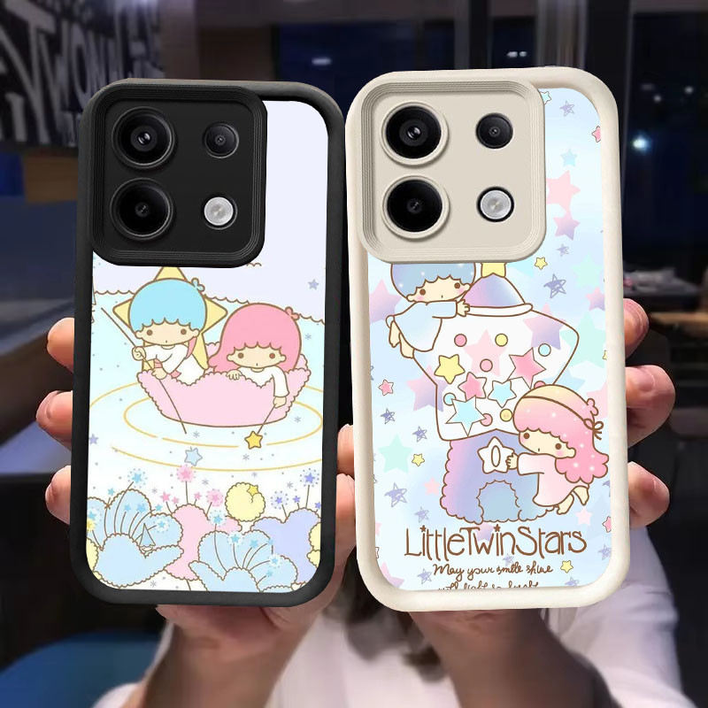 O-47 Twin Stars Casing สําหรับ Infinix Tecno Note Zero Pova 5 30 Pro 5G สีดําและสีขาว