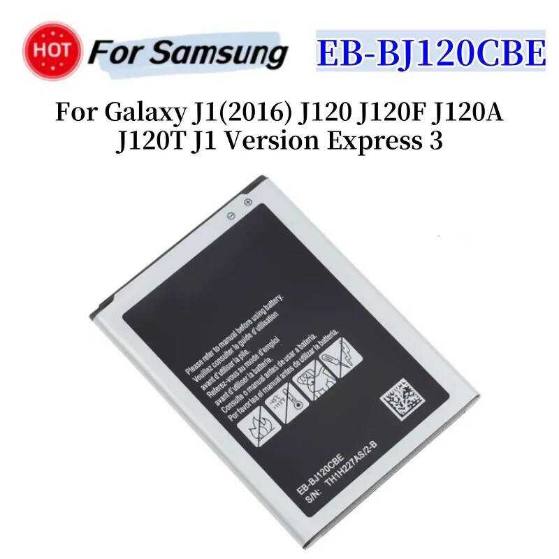 ▥ แบตเตอรี่สําหรับ Samsung Galaxy Express 3 J1 2016 แบตเตอรี่ J120 Sm-J120a Sm-J120f J120h Eb-B