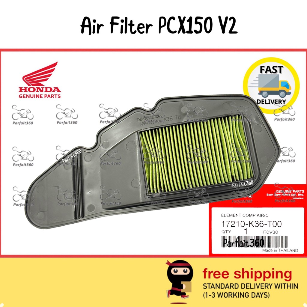 17210-K36-T00 PCX150 V2 กรองอากาศ / Penapis Angin Udara HONDA