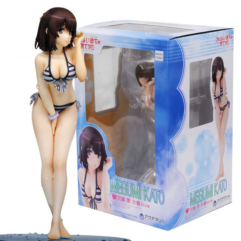 ◆ 19Cm อะนิเมะ Kemi Kato ชุดว่ายน้ำ Ver Figure Saekano วิธีการเลี้