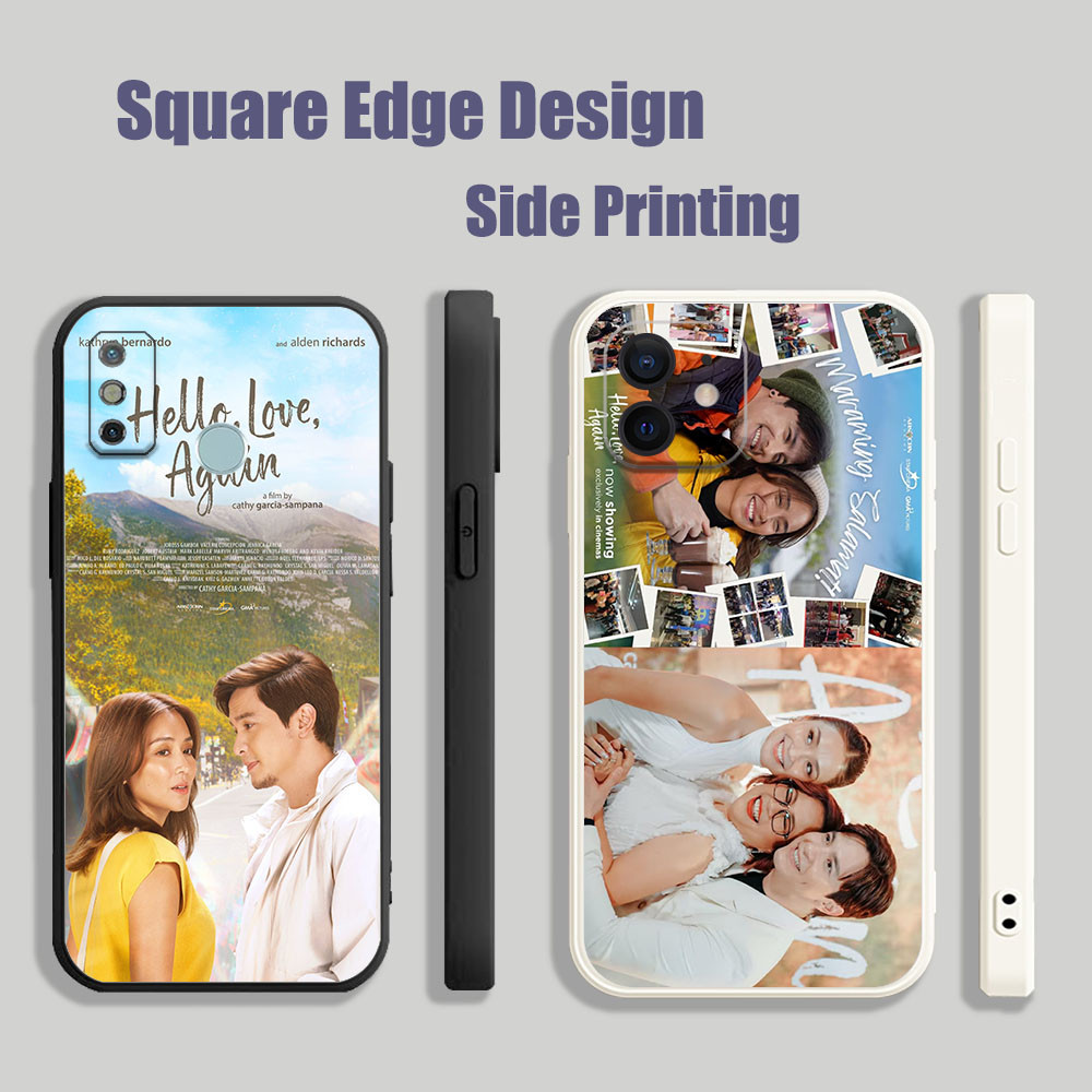 ปลอกสําหรับRealme C2 C3 8 8i 7i C35 C30 Proสวัสดีรักอีกภาพยนตร์OHE09 เคสโทรศัพท์สแควร์ขอบ