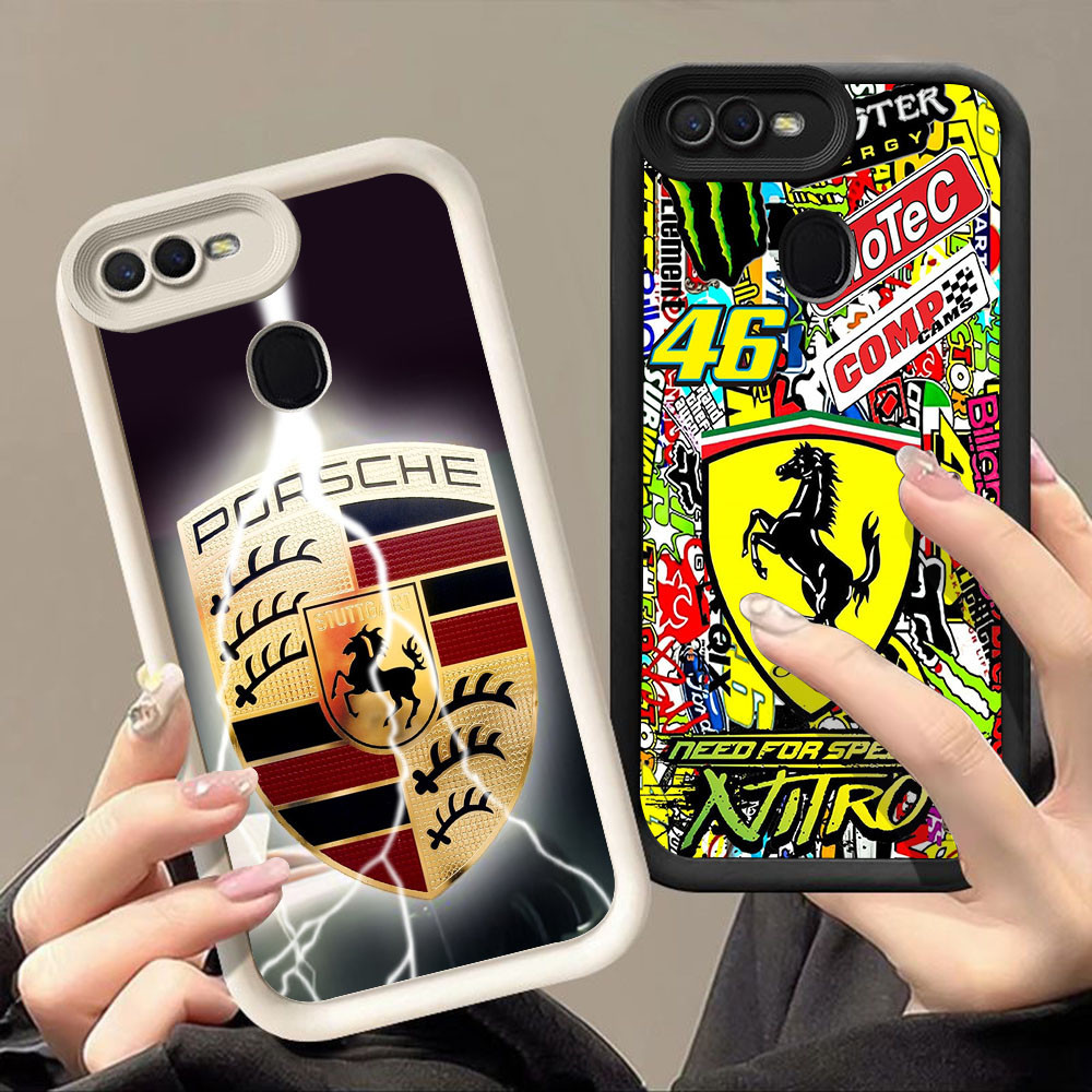 เคสสําหรับ OPPO Realme A12 A12s F7 C2 F9 C2s A5S A5 A1K A11K A12E A7 A3S Pro Q-57 การออกแบบแฟชั่น