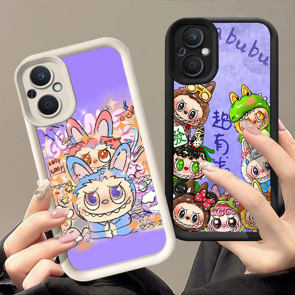 เคสสําหรับ OPPO Reno Find 8 7Z 7 X5 8Z Lite 5F 5G Q-59 Labubu