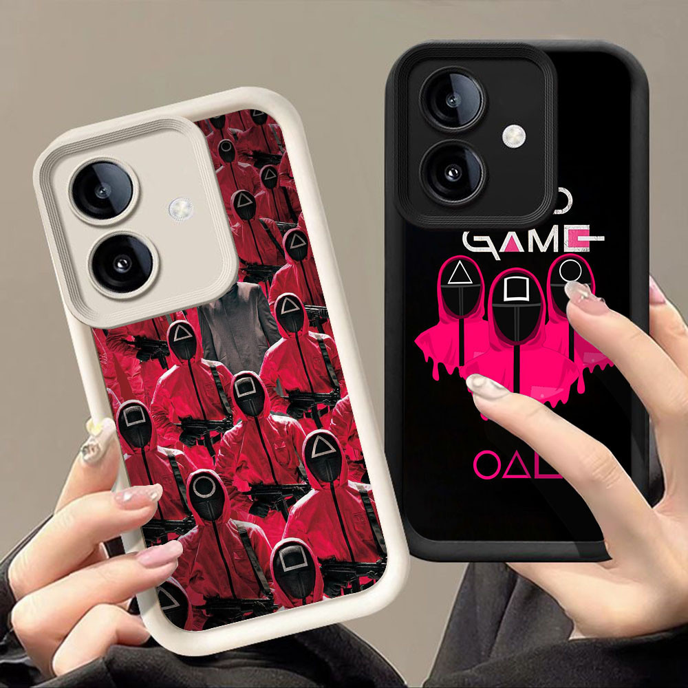 สําหรับ OPPO A5i Realme C35 C31 C75 A3 A79 A3X Pro A5X Narzo 50A Prime 5G Q-60 แฟชั่นปลาหมึก