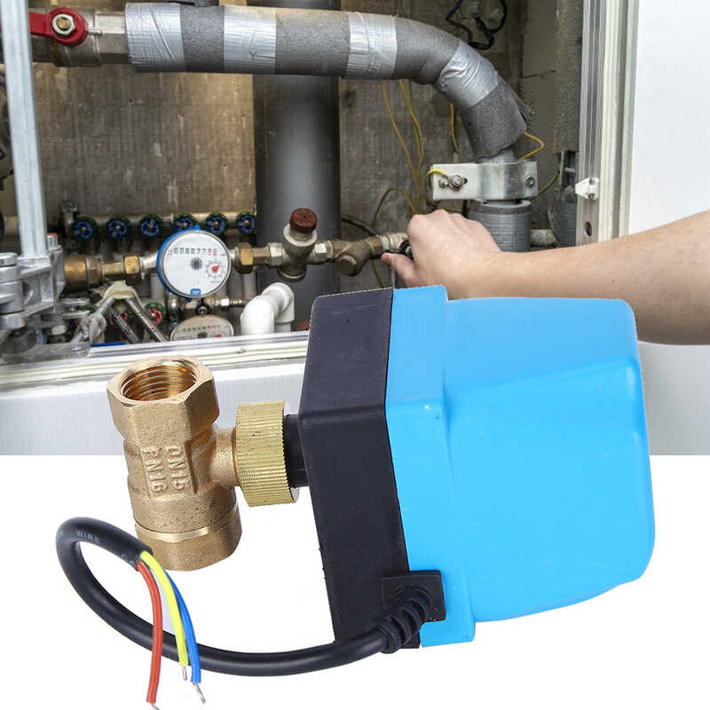 บอลวาล์วไฟฟ้า [ลดราคา] 2 ทาง 3 สาย 2 การควบคุม Ip54 ป้องกั