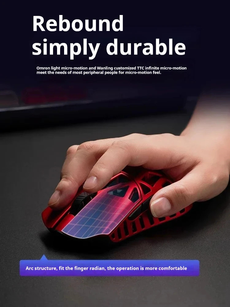 wlmouse ใหม่ BEAST x Mouse น้ำหนักเบาเมาส์แมกนีเซียมอัลลอยด์พ