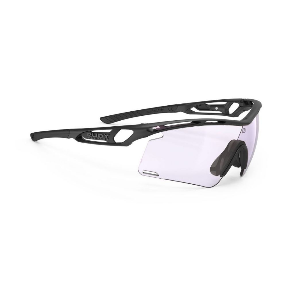 Rudy Project รุ่น Tralyx+ Matte Black ImpactX Photochromic 2 Laser Purple แว่นกอล์ฟ แว่นตีกอล์ฟ แว่