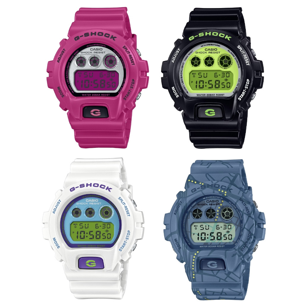 แท้ Cmg G-Shock G-shock ดิจิตอล ซีรีส์ 6900 DW-6900RCS-4 DW-6900RCS DW-6900 ฉลองครบ 25 ปี ประกัน Cm