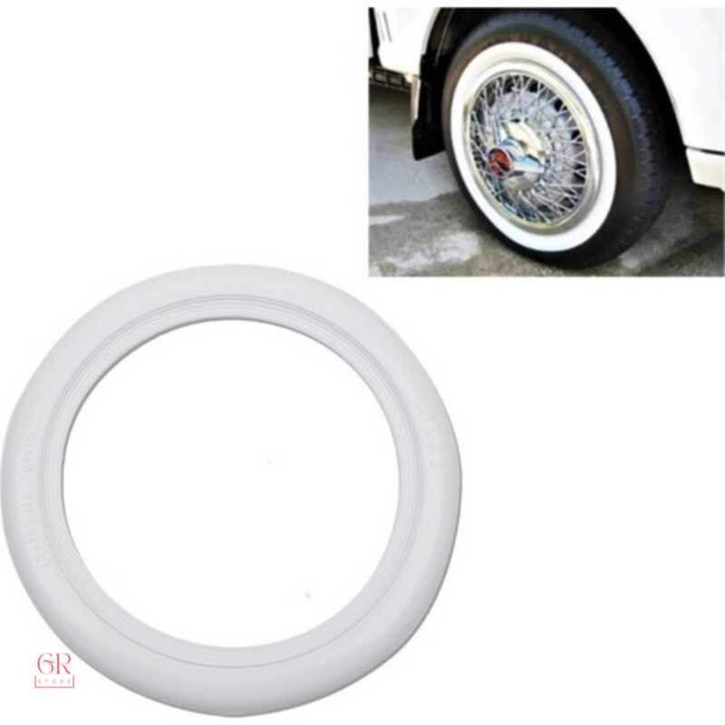 ▥ Atlas Lyon ยางรถยนต์สีขาว 4 ยางด้านข้าง 13" 14" 15" 16" 17" ขอบย