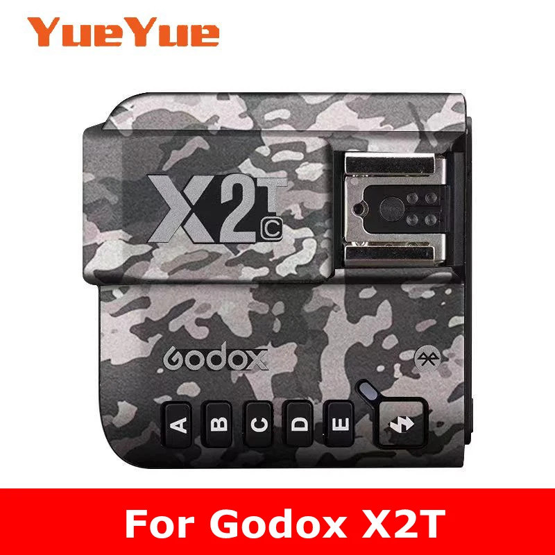 X2T Decal ผิวไวนิลห่อฟิล์มไร้สายแฟลช Trigger Body สติกเกอร์ป้องกันสําหรับ Godox X2-T X2T-C X2T-N X2T