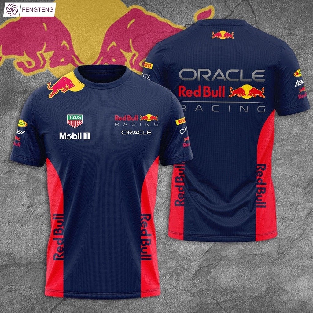 ฟิลิปปินส์ Xiaoyu Max Stepen x Red Bull Racing F1 World Championship Summer Men เสื้อยืด Formula One