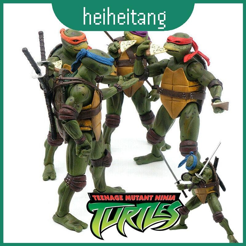 Neca 7 "สะสม Tmnt Ninja Turtles ตัวเลขการกระทําของเล่นรุ่น