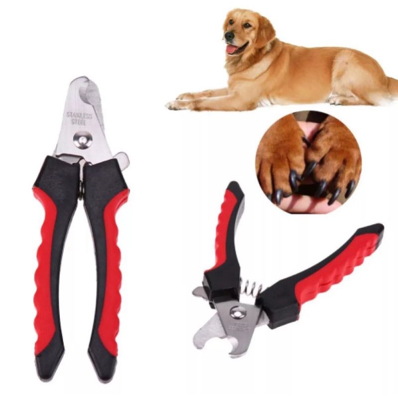 ในสต็อก PET DOG NAIL CLIPPER CUTTER เครื่องตัดสแตนเลสเหล็ก SCISSORS CLIPPERS สําหรับ ANIMAL