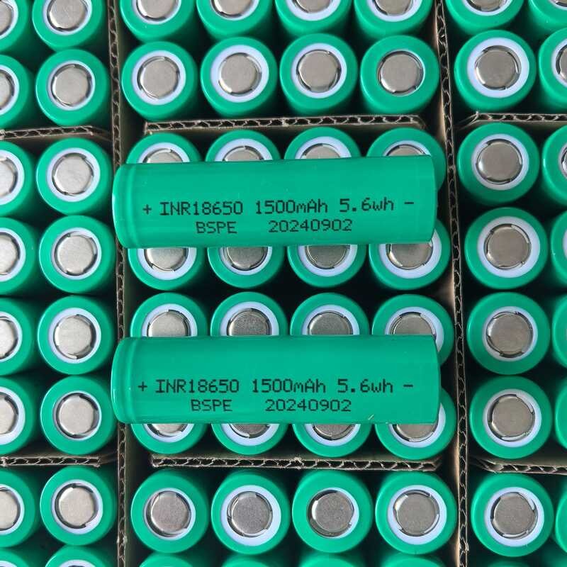 18650 แบตเตอรี่ลิเธียมไฟฟ้า 1500Mah 5C เครื่องมือไฟฟ้าชุดแบ