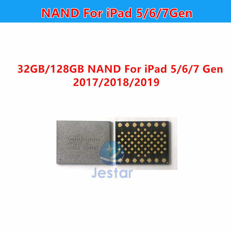 ❤ ภาพใหญ่: 32Gb 128Gb HDD NAND Flash สำหรับ Ipad 5 6 7 2017/2018/2019 A2197 A2200