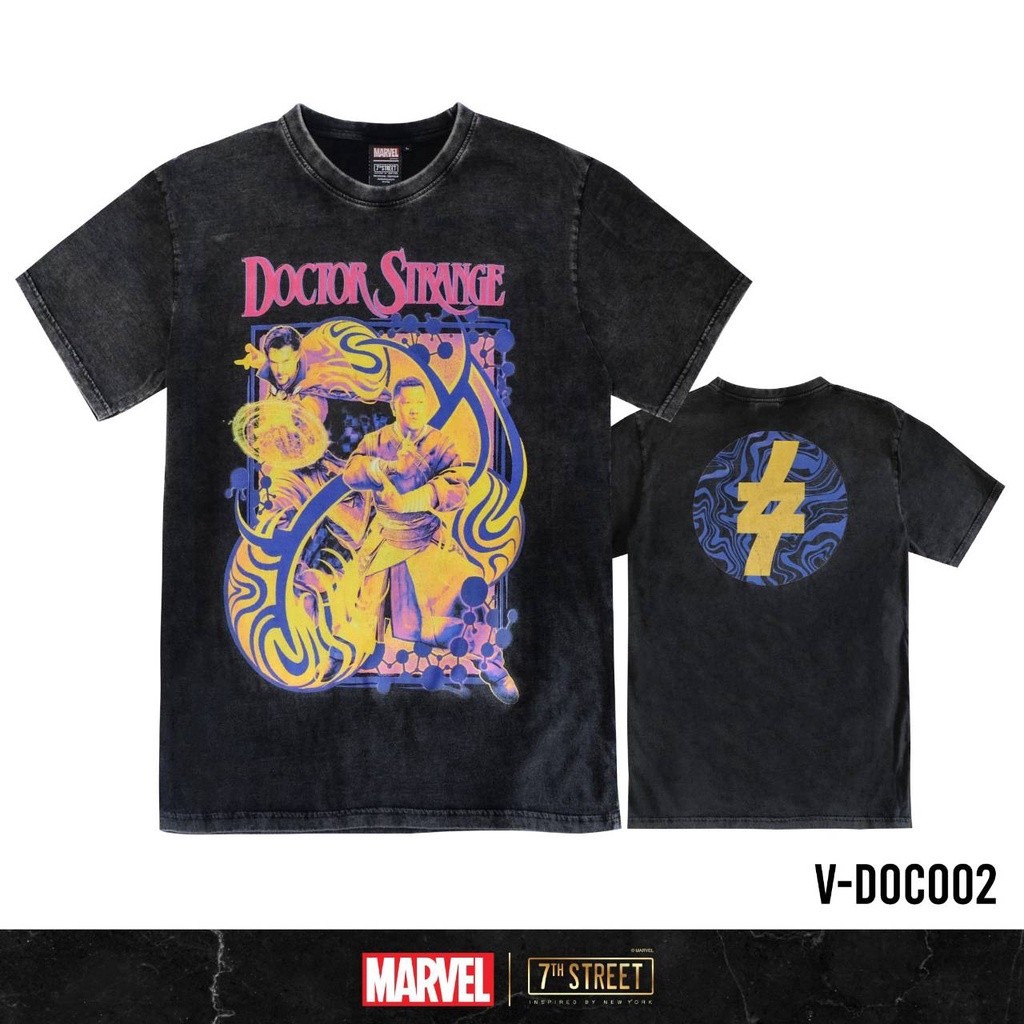 ♞,♘,♙เสื้อยืดวินเทจแขนสั้น 7th street  Marvel  ของแท้ 100% XZ