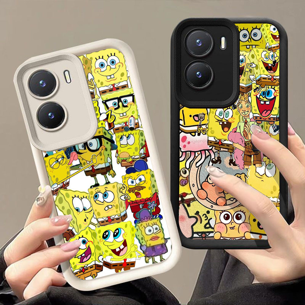 เคสสําหรับ VIVO Y02S Y16 Y22s Y15s Y15a Y55 Y75 Y22 Y35 Y01 Y56 IQOO 13 Z10 Z9 Z9X 5G Q-65 spongebob