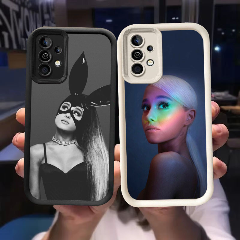 O-40 Ariana Grande Casing สําหรับ Samsung Galaxy A53 A52 A72 A52S A73 S25 Ultra 5G สีดําและสีขาว