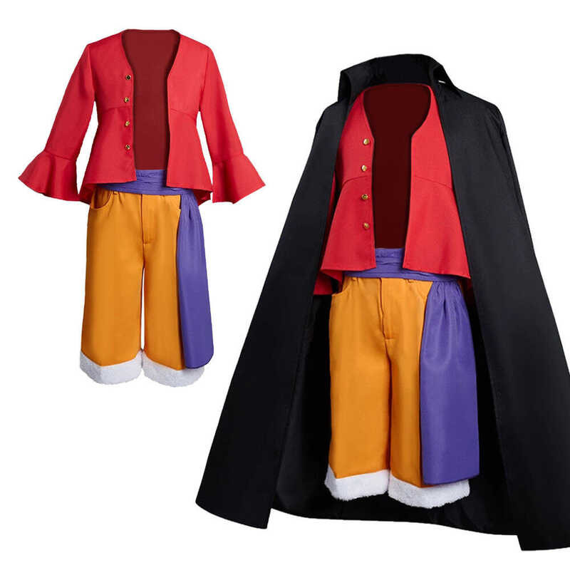 Onepiece Anime Cosplay Costume Two Years Later Second Generation Straw Hat Monkey D. Luffy Cosplay