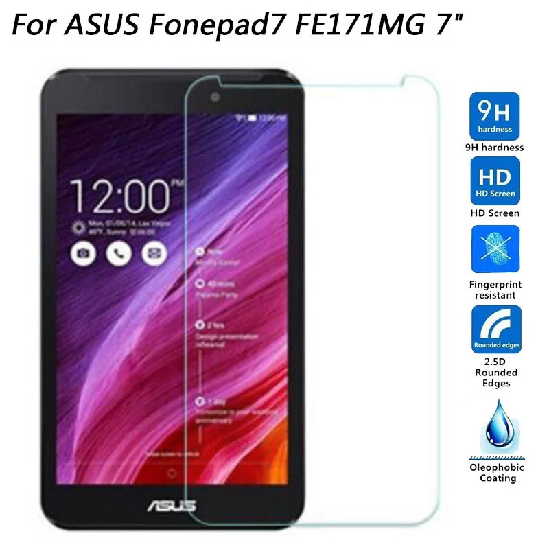 ในสต็อกกระจกนิรภัยป้องกันหน้าจอสําหรับ Asus FonePad 7 FE170CG FE170 FE175CG FE7010CG K012 ME70CX Fon