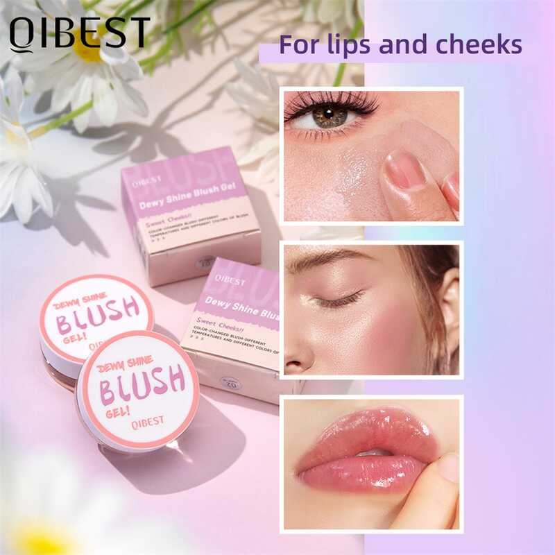 ▣ QIBEST เจลบลัชออนเปล่ยนสอบอุ่นแวววาวเปล่ยนสได้โปร